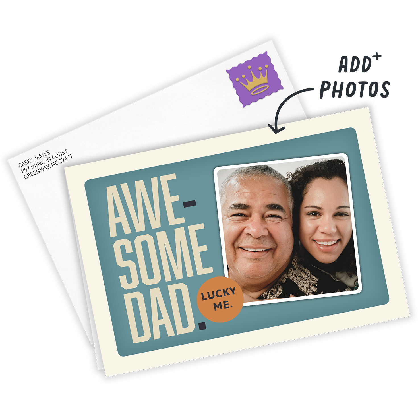 Personalized Awesome Dad Photo Card for only USD 4.99 | Hallmark