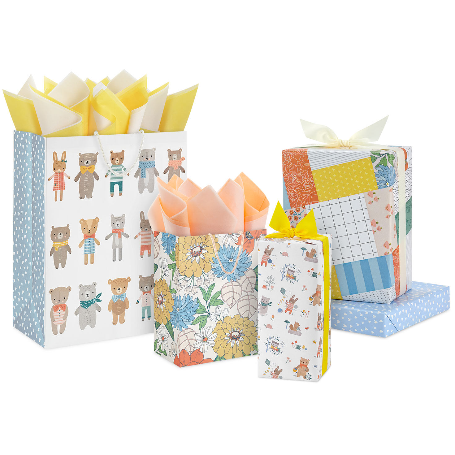 Cute Critters Gift Wrap Collection