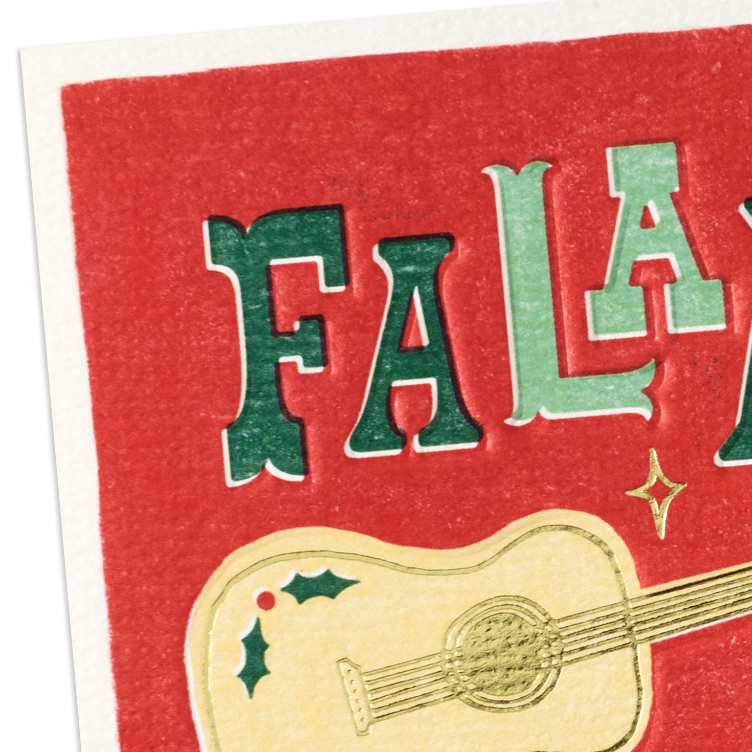 Hallmark x Opry® Fa La La Guitar Blank Christmas Card for only USD 4.99 | Hallmark