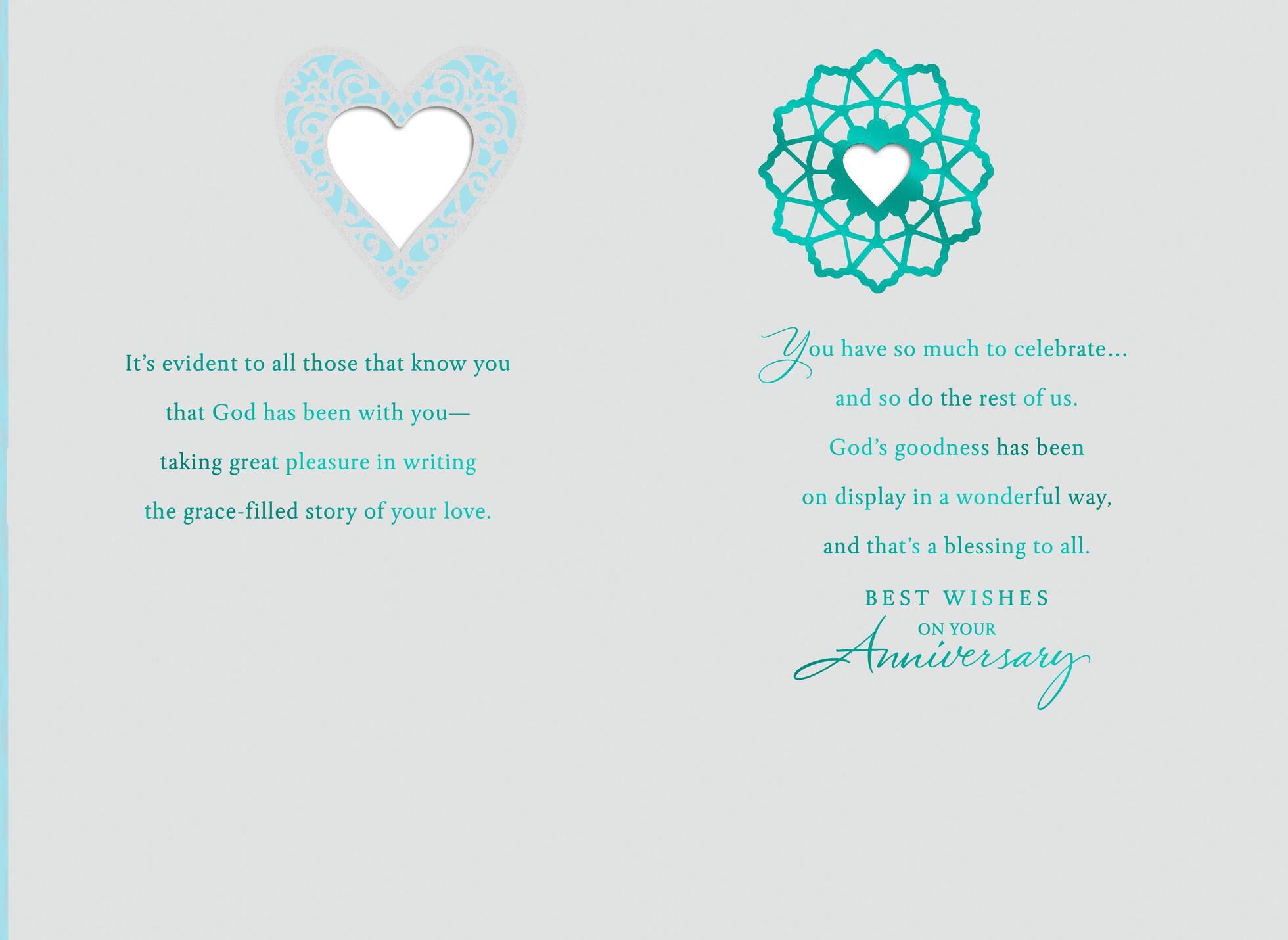 The Blessing Of Marriage 25th Anniversary Card Greeting