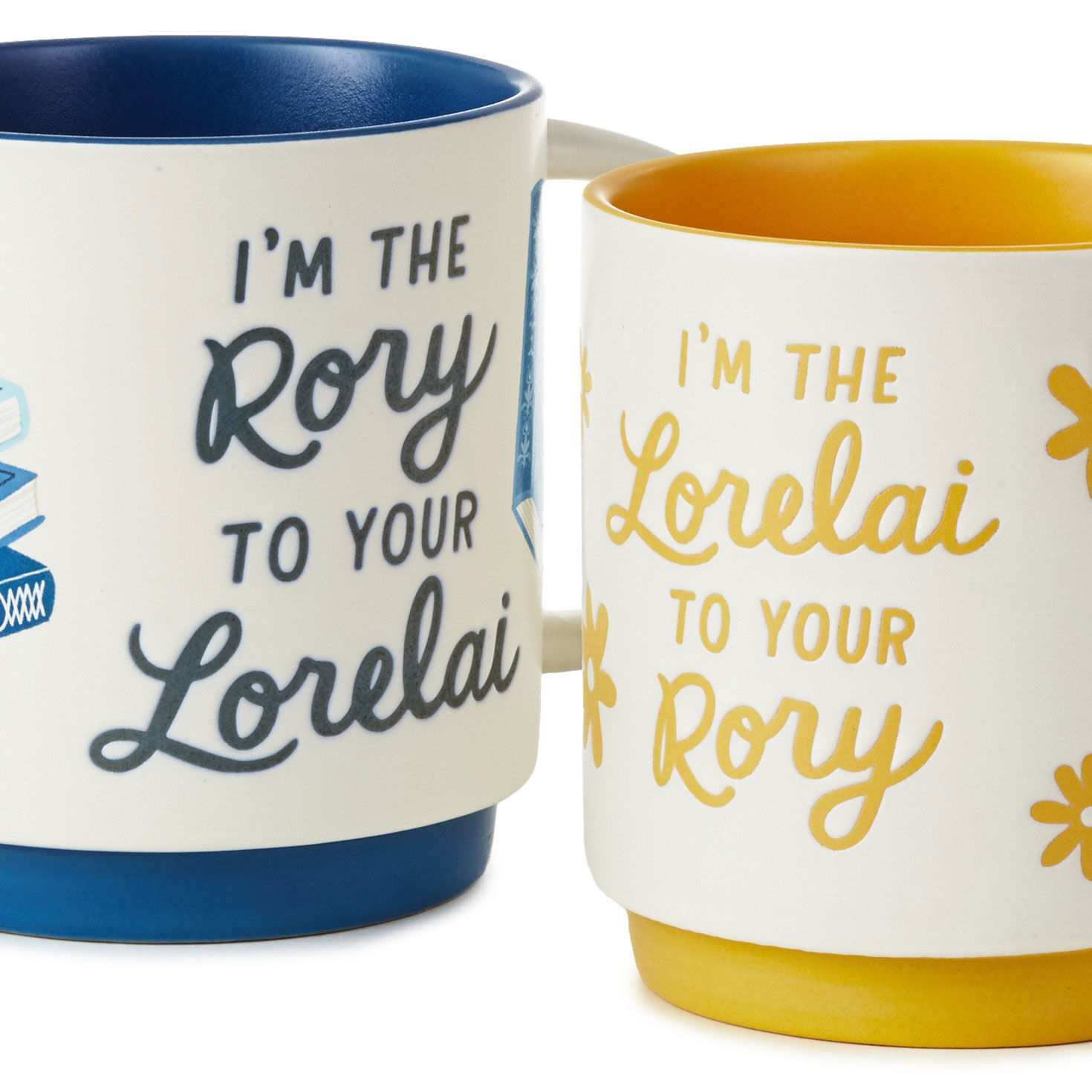 Gilmore Girls Lorelai and Rory Stacking Mug Set detail image number 3