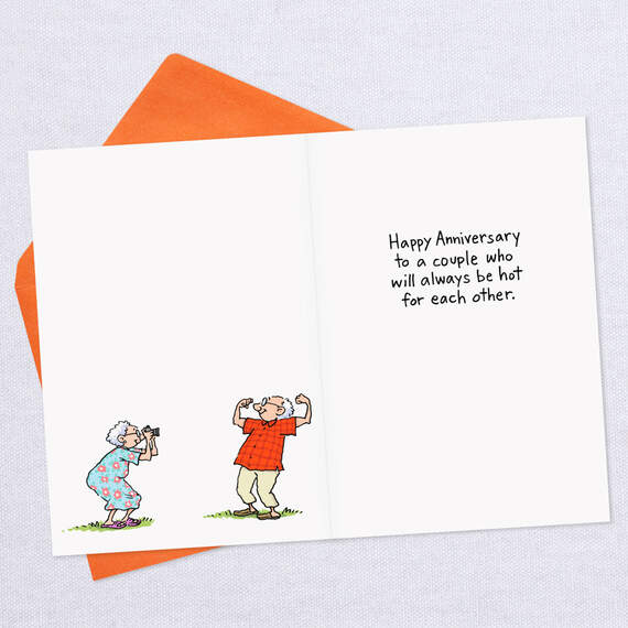 Hot For Each Other Funny Anniversary Card, , large image number 3