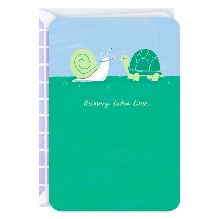 Recovery Takes Time Get Well Card