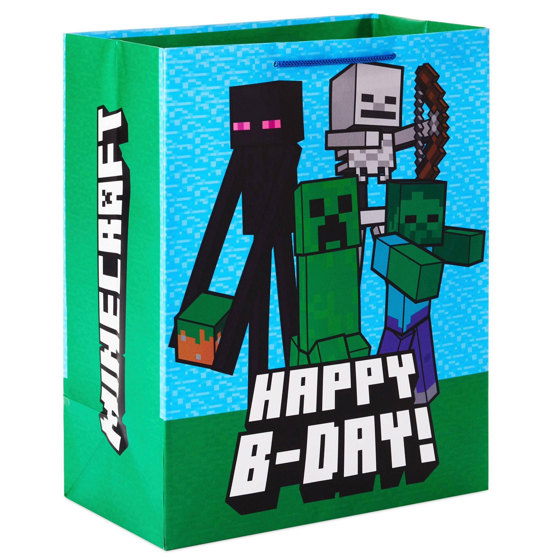 Diamond Gift Wrapping Paper For Craft And Gifts Inspired By Minecraft 3 x Sheets 