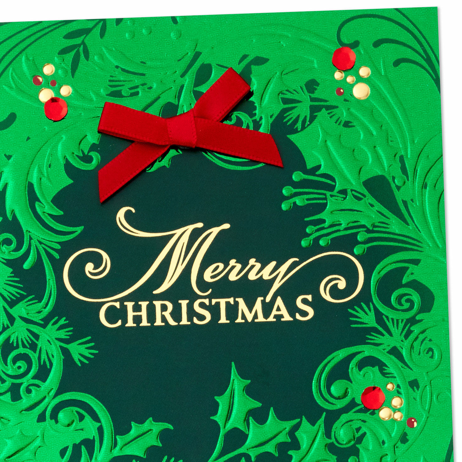 Green Foil Wreath Boxed Christmas Cards, Pack of 12 for only USD 20.49 | Hallmark