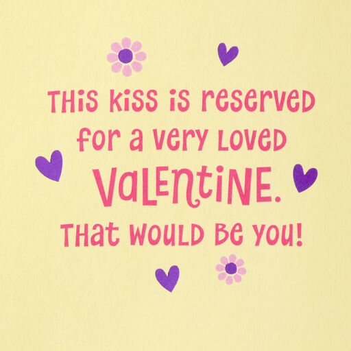 Disney Minnie Mouse Kisses Valentine's Day Card for Granddaughter, 