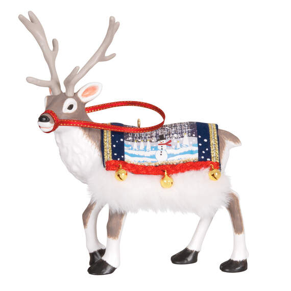 Father Christmas's Reindeer Ornament, , large image number 1