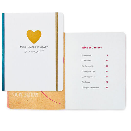 Soul Mates at Heart: Our Love Story Prompted Journal, 