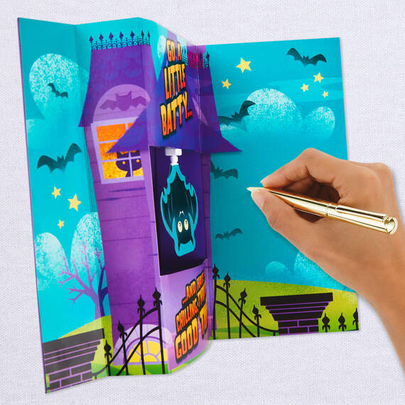 Go Batty Musical Pop-Up Halloween Card With Motion, , large image number 7