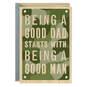 A Good Dad and a Good Man Father's Day Card, , large image number 1