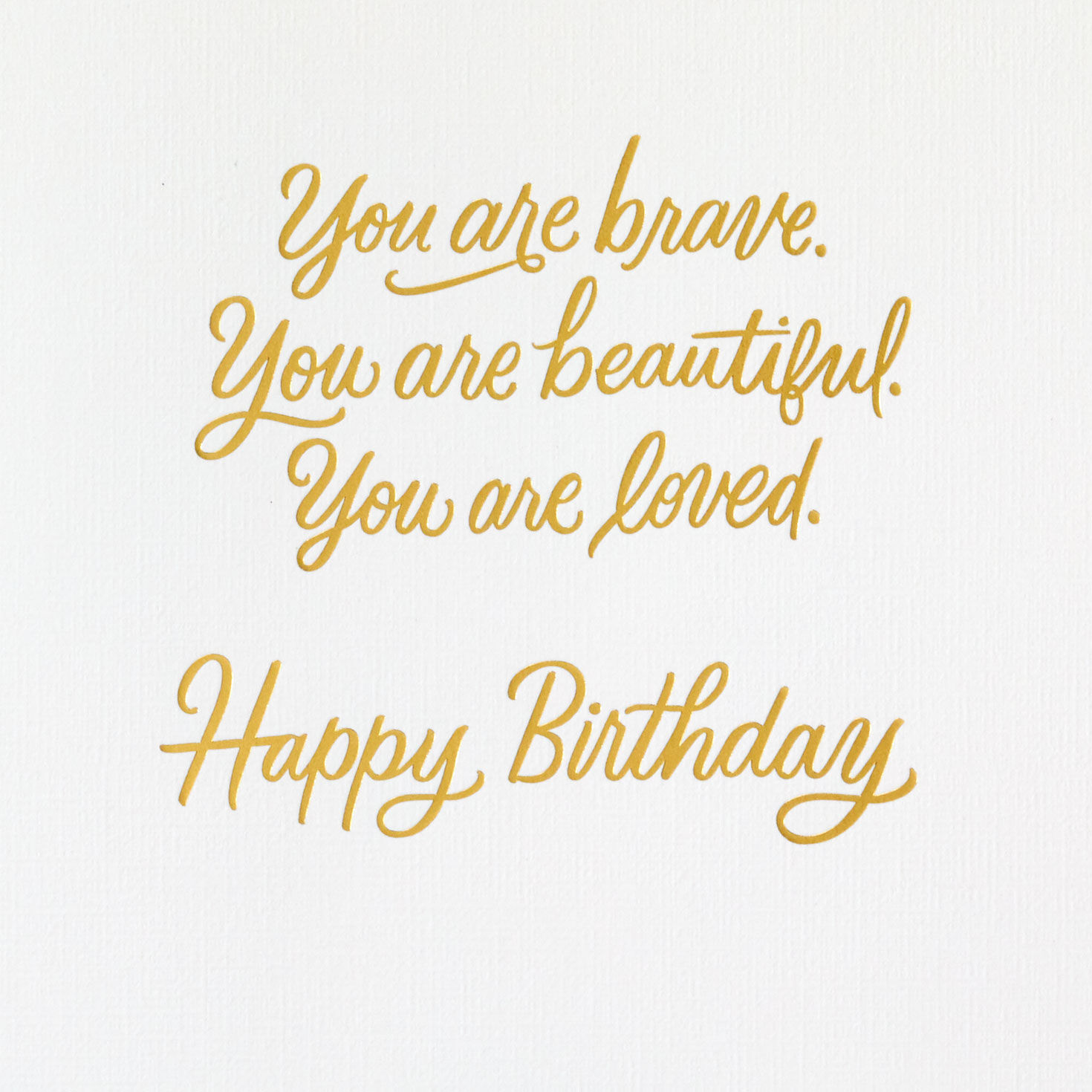Brave, Beautiful, Loved Birthday Card, , large image number 2