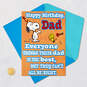 Peanuts® Snoopy and Woodstock World's Best Dad Funny Birthday Card, , large image number 5