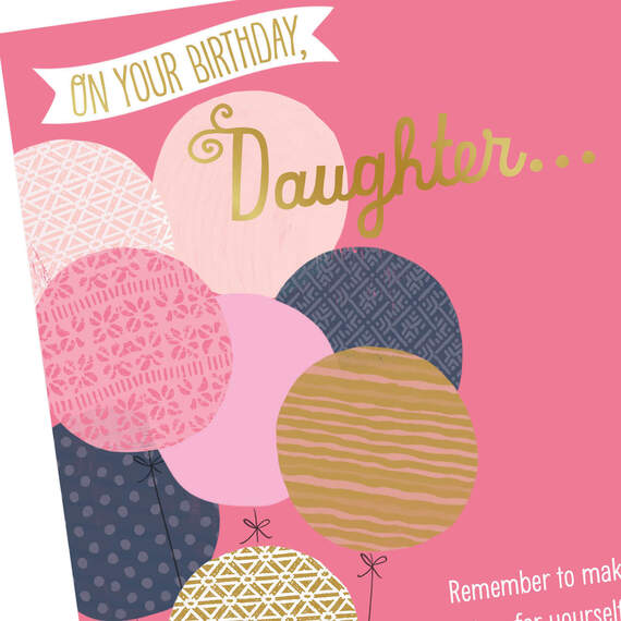 Bunch of Balloons Birthday Card for Daughter, , large image number 4