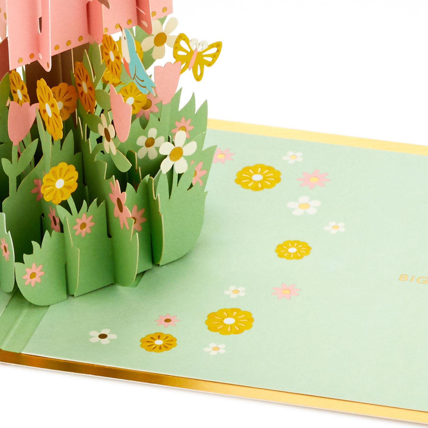 Birdhouse 3D Pop-Up Mother's Day Card for Mom upclose view image number 4
