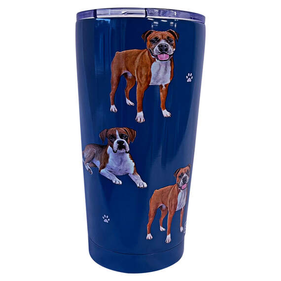 E&S Pets Boxer Stainless Steel Tumbler, 20 oz., , large image number 1