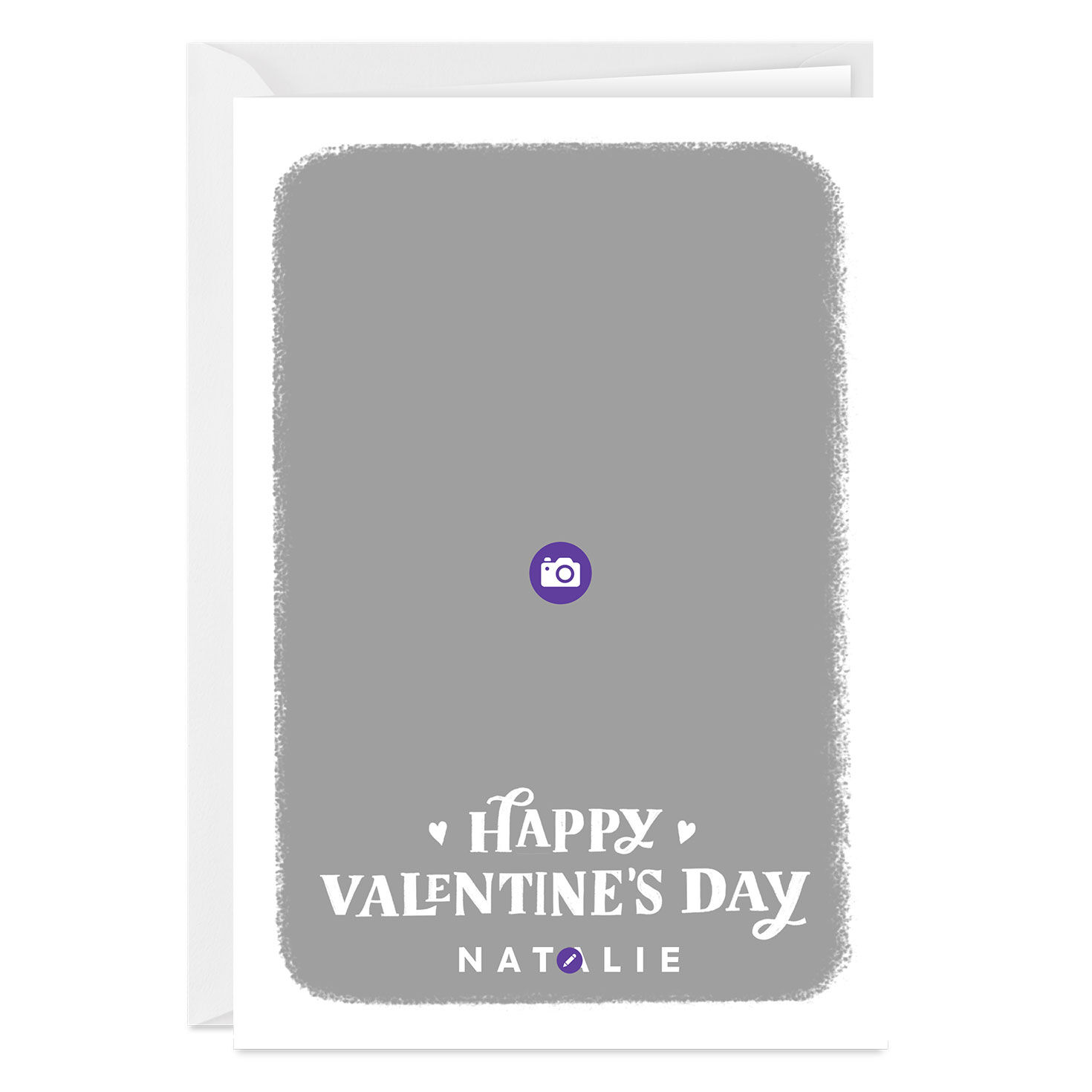 Personalized Happy Valentine's Day Photo Card  image number 3