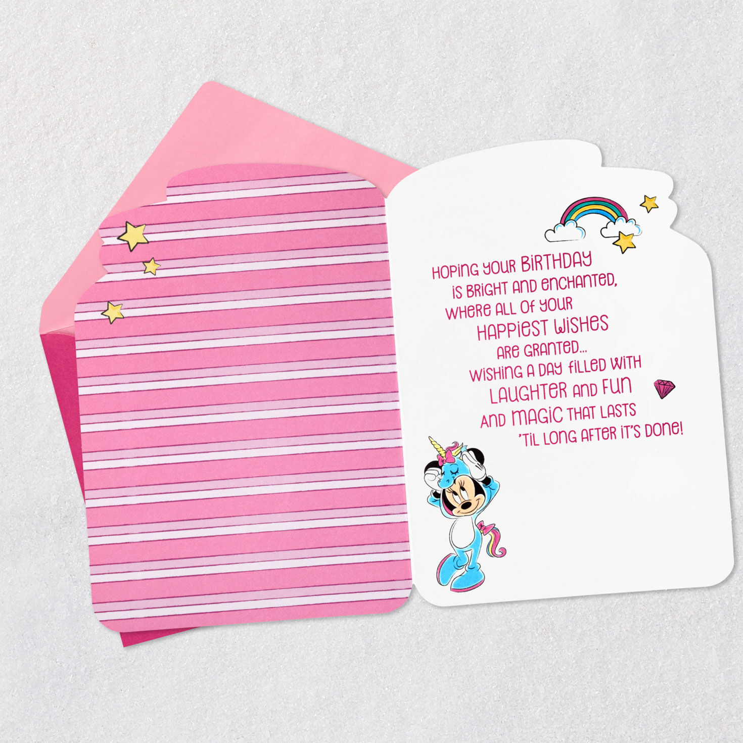 Disney Minnie Mouse on Unicorn Birthday Card for Great-Granddaughter for only USD 2.99 | Hallmark