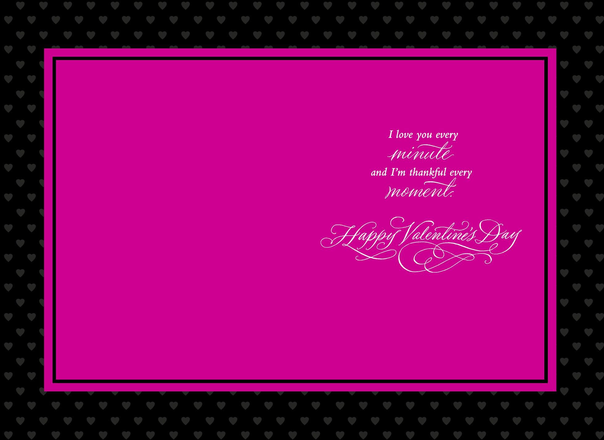 Love You Every Minute Valentine's Day Card