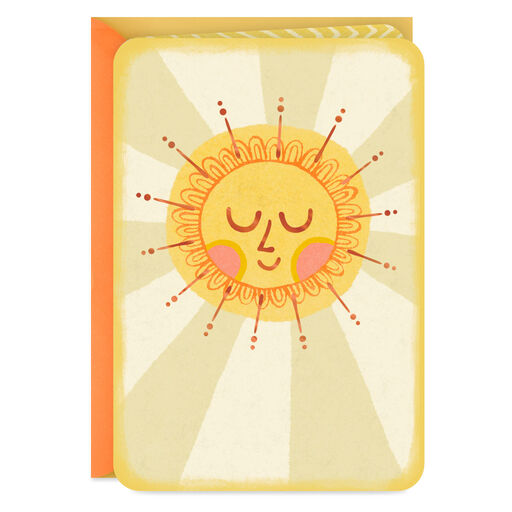 Sunny Thoughts Encouragement Card, 
