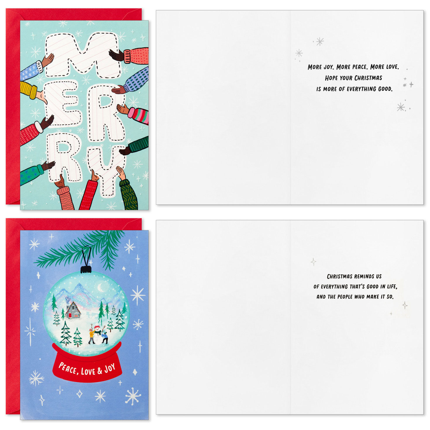 Fun Holiday Icons Boxed Christmas Card Assortment Card Front with Sentiment image number 3