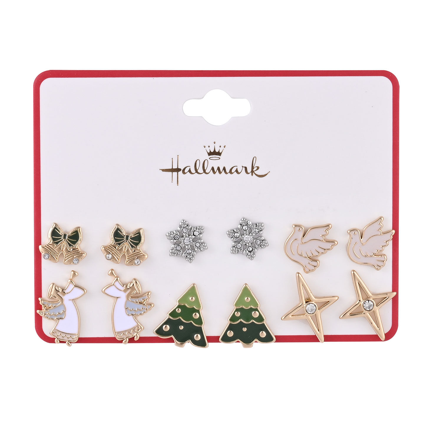 6-pair Christmas Earring Set - Bells package front image number 4
