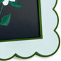 Green and Blue Scallop Edge Square Picture Frame closeup view image number 4