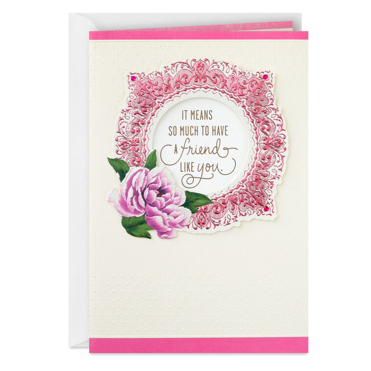 A Friend Like You Means So Much Birthday Card for Friend