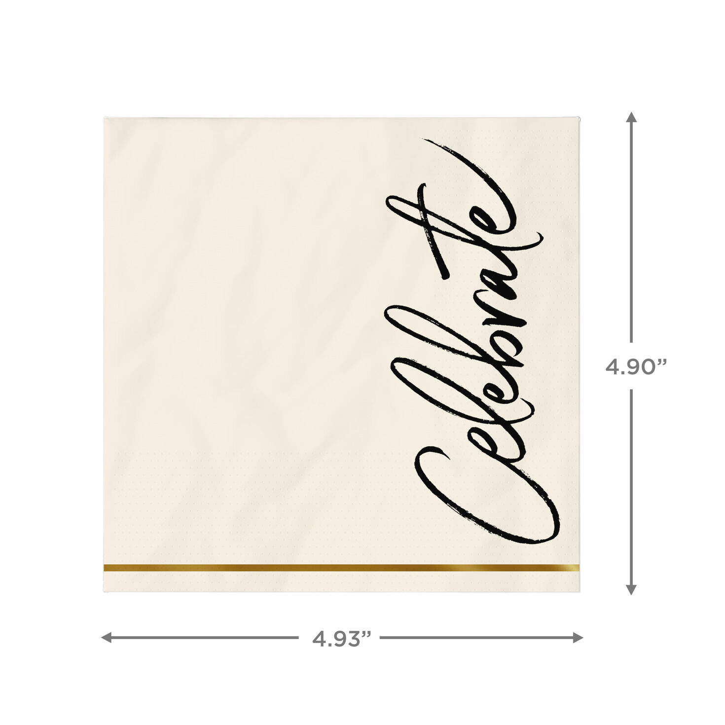 "Celebrate" Brushstroke Script Cocktail Napkins, Set of 16 for only USD 4.49 | Hallmark