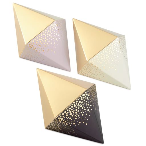 Champagne Bubbles Prism Favor Boxes 3-Pack, 