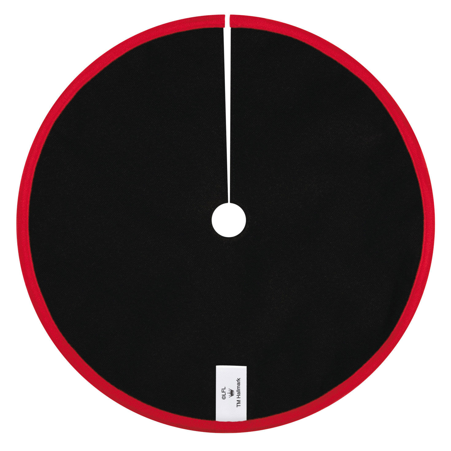 Star Wars Black and Red Keepsake Tree Skirt Back image number 5