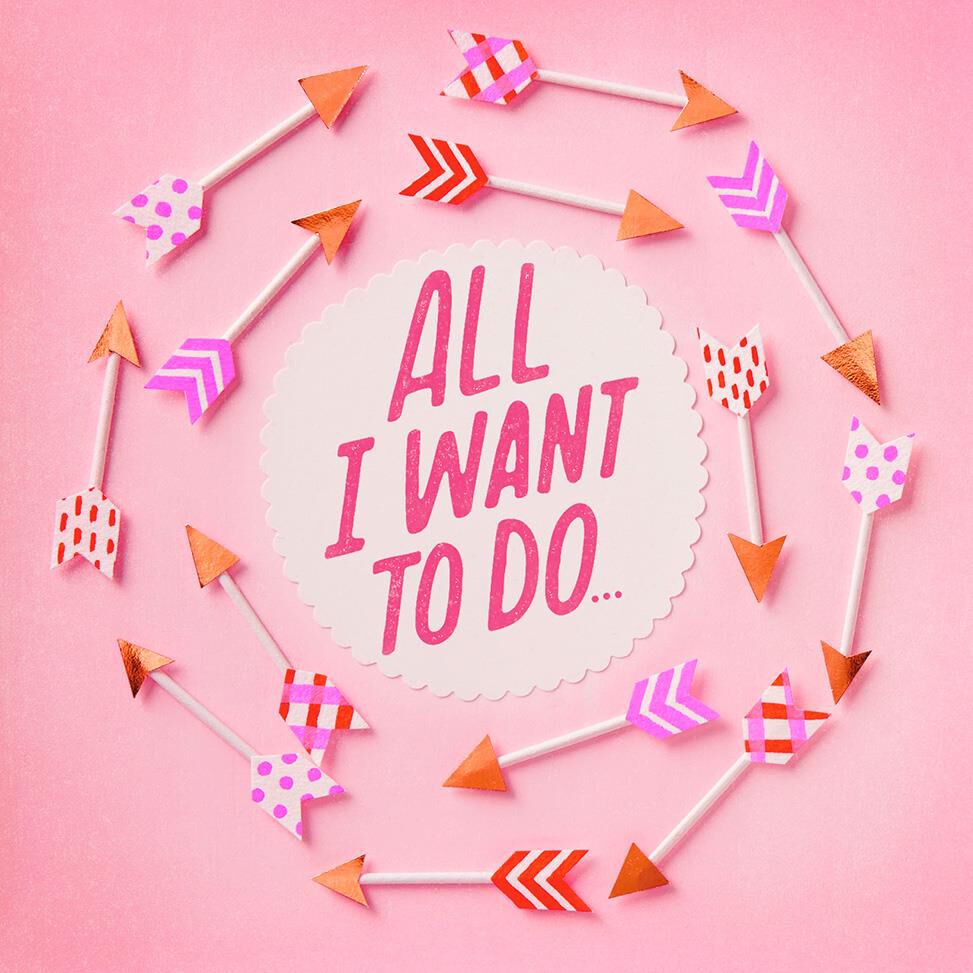 All I Want Musical Valentine's Day Card