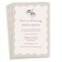 Coffee Cups Personalized Wedding Shower Invitation front fanned image number 1
