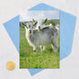 Two Goats in Field Funny Anniversary Card Card Front with Envelope and Gold Seal image number 5
