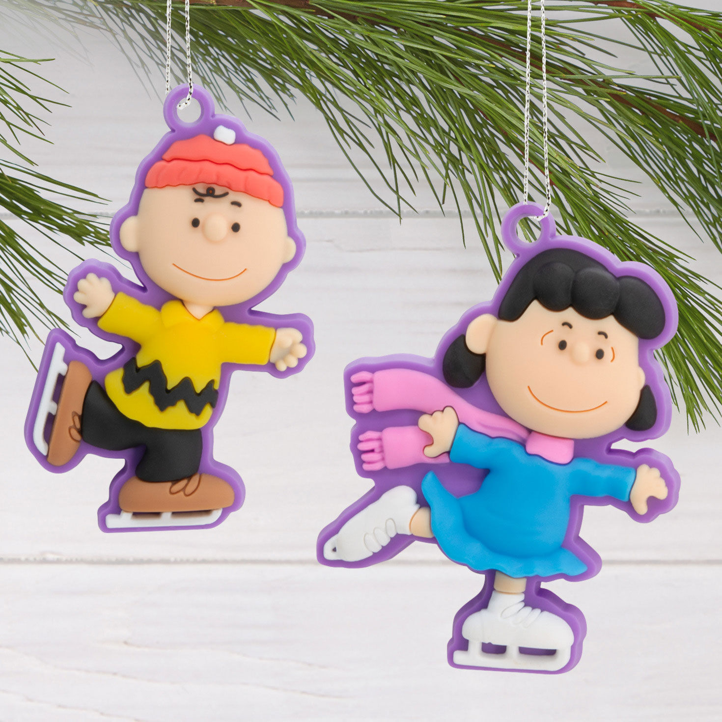 Mini Peanuts® Hallmark Tree Topper and Ornaments, Set of 5 for only USD 16.49 | Hallmark