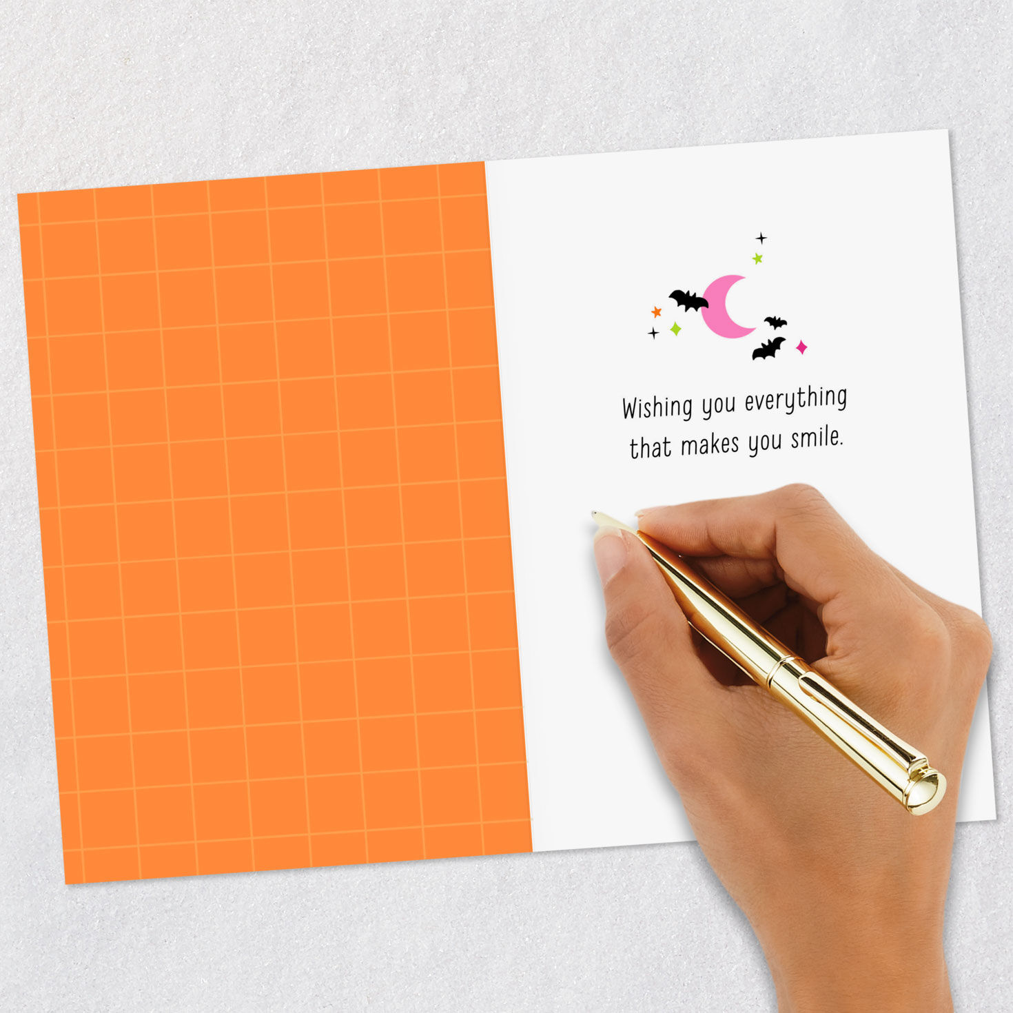 Pink Jack-O'-Lantern and Moon Halloween Card for only USD 2.99 | Hallmark