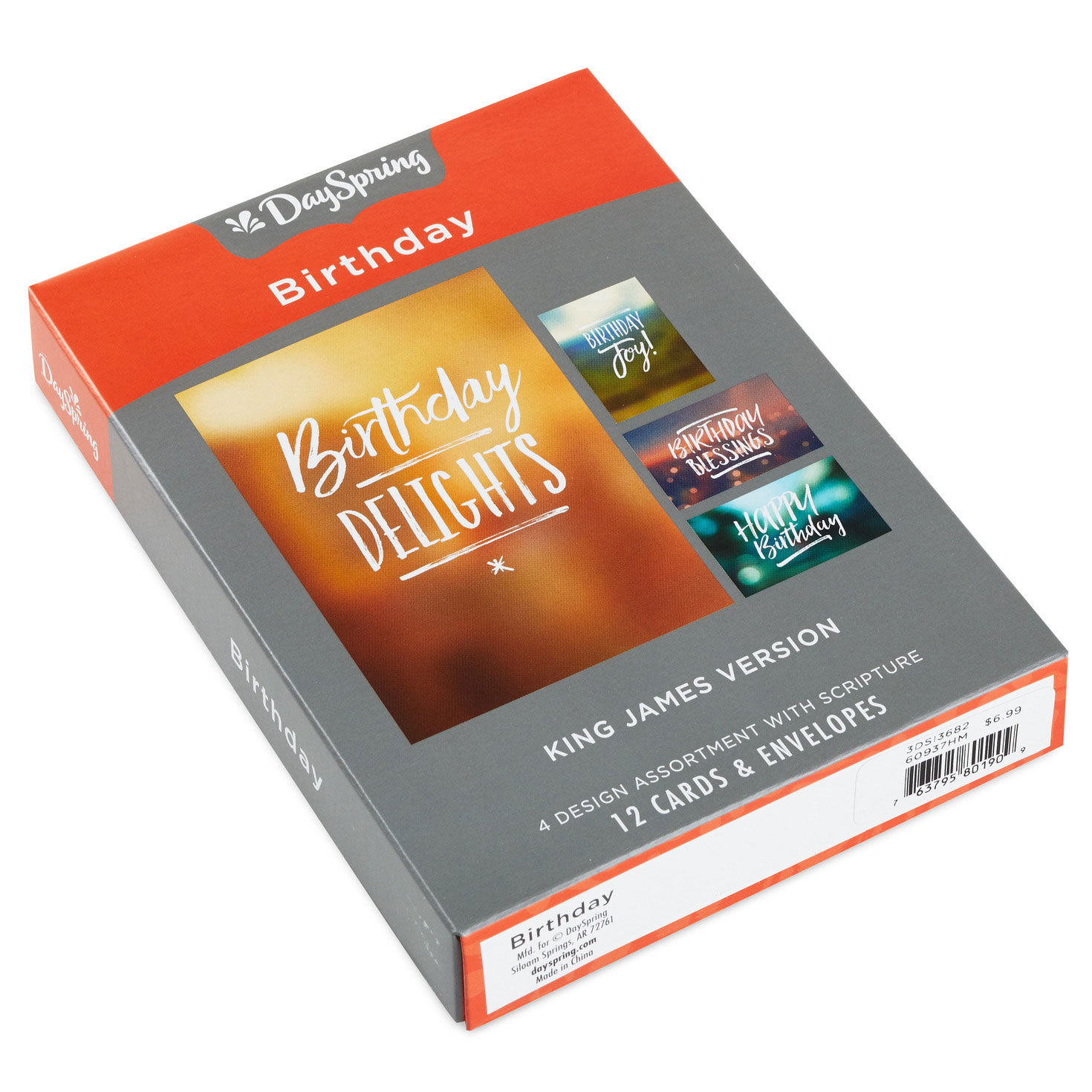 Simple Elegance Assorted Boxed Birthday Cards packaging image number 2