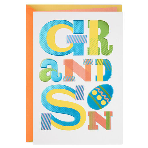 Always Thought of With Love Easter Card for Grandson, 