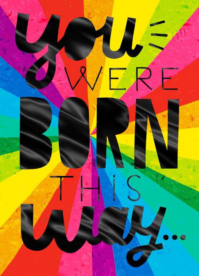 Born Hot Geometric Pattern Just Because Card