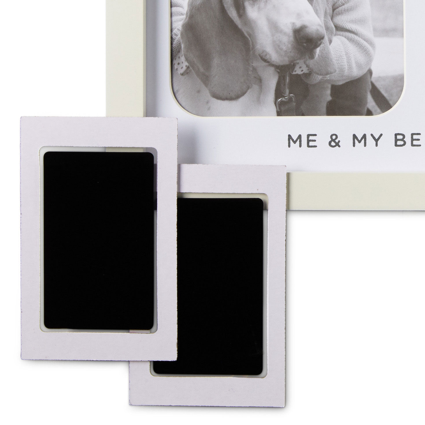 Two-Opening Picture Frame for Kid and Pet Photos closeup view image number 4