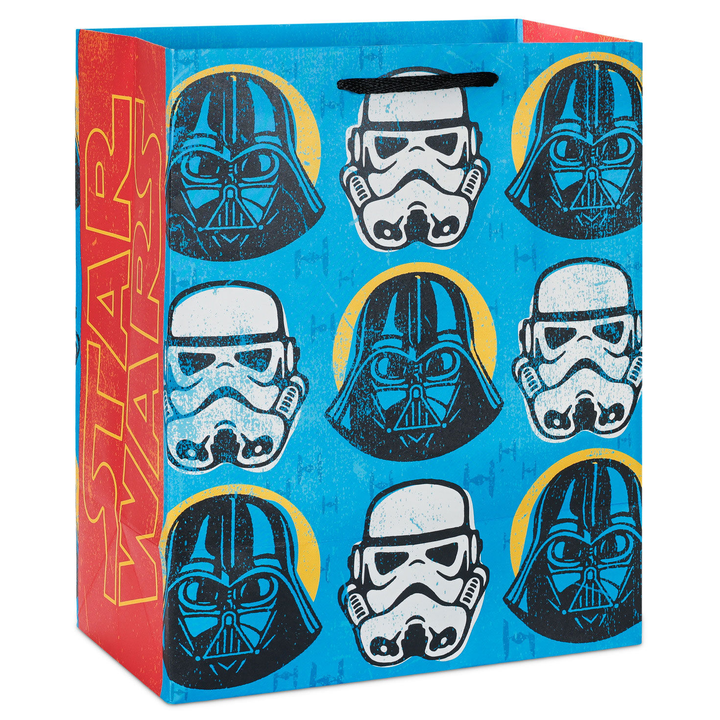 Darth Vader and Stormtrooper Helmets Medium Gift Bag Back image number 6