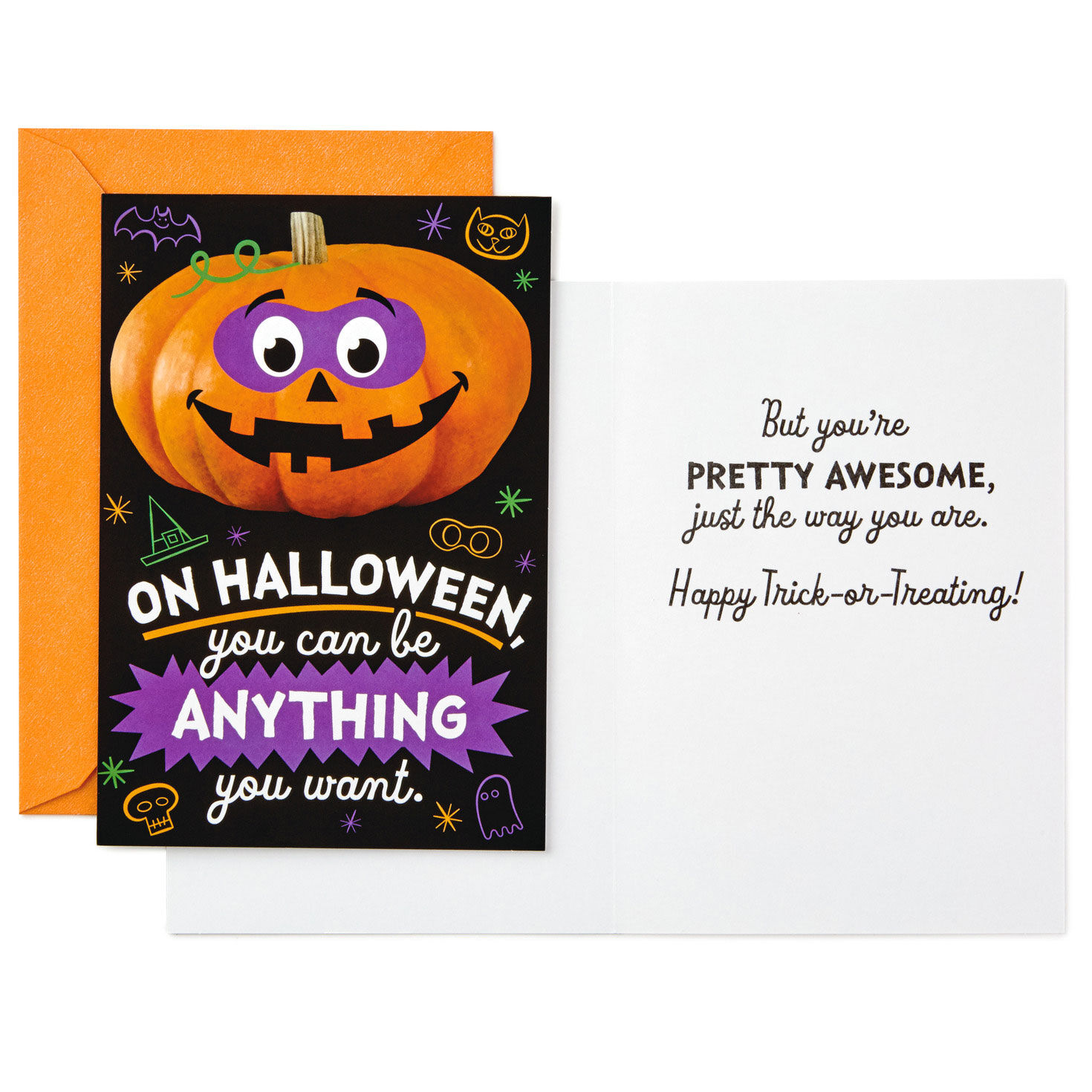 Candy Corn and Costumes Halloween Card Assortment Card Front with Sentiment image number 5