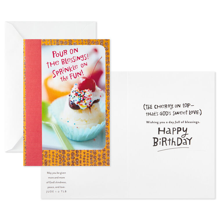 Colorful Assorted Religious Birthday Cards Card Front with Sentiment image number 6
