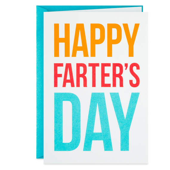 Happy Farter's Day Funny Father's Day Card, , large image number 1