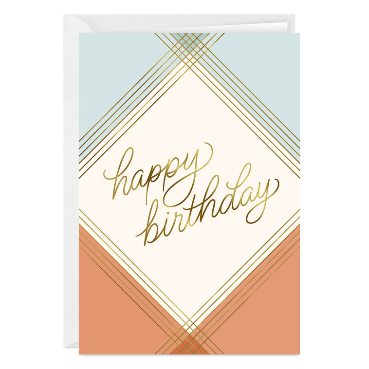 Elegant Wonderful Year Custom Birthday Card