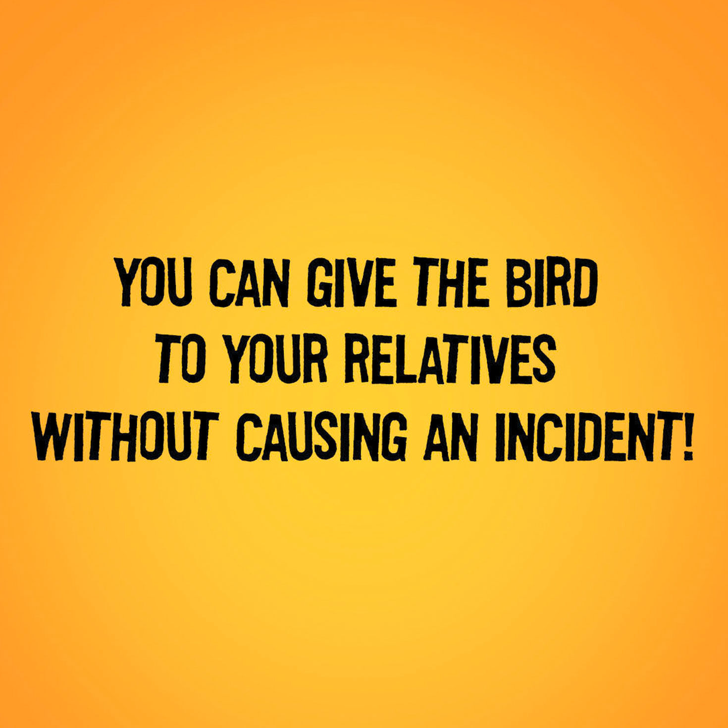Maxine&trade; Give the Bird to Your Relatives Funny Thanksgiving Card, , large image number 2