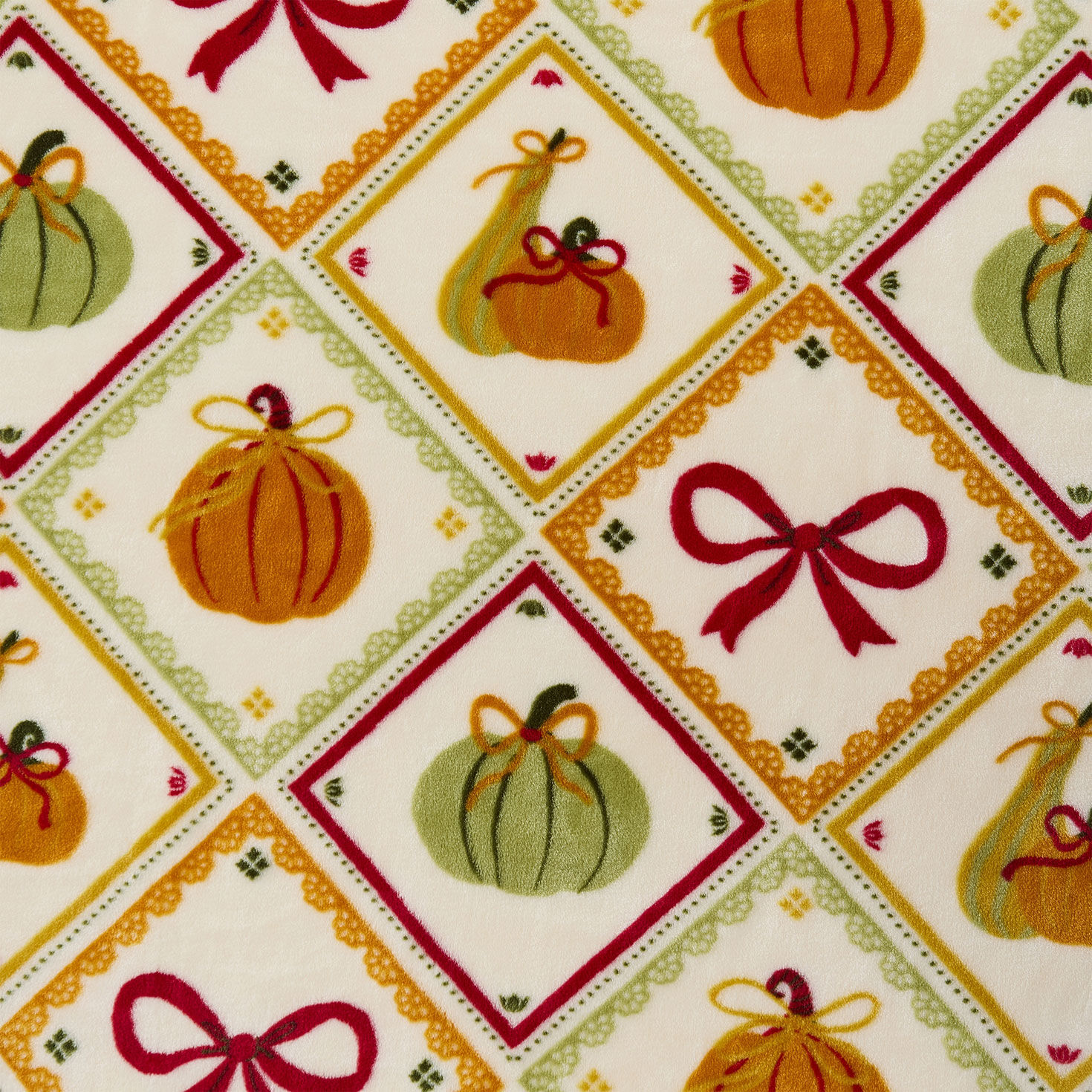 Hallmark Pumpkinette Throw 50x70 upclose detail image number 3