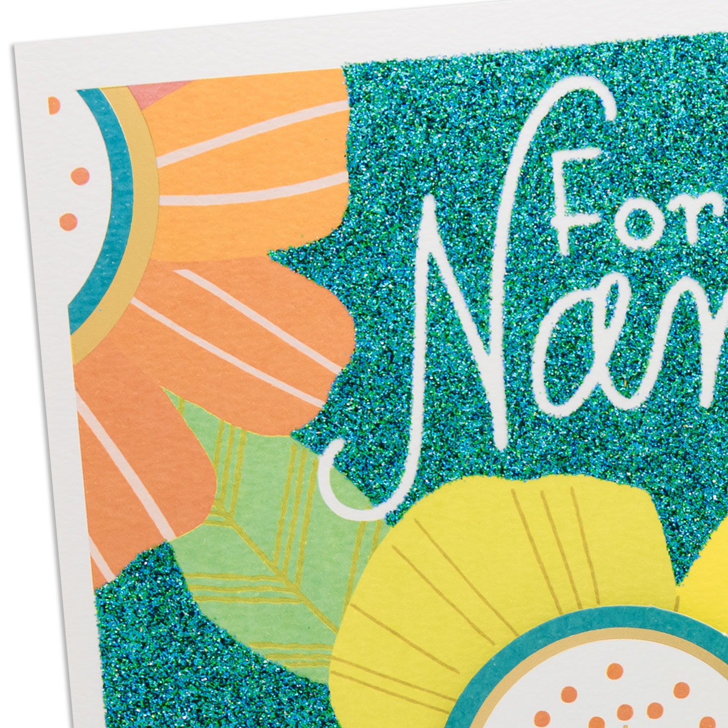 Yellow and Orange Flowers Mother's Day Card for Nana Card Front Detail image number 5