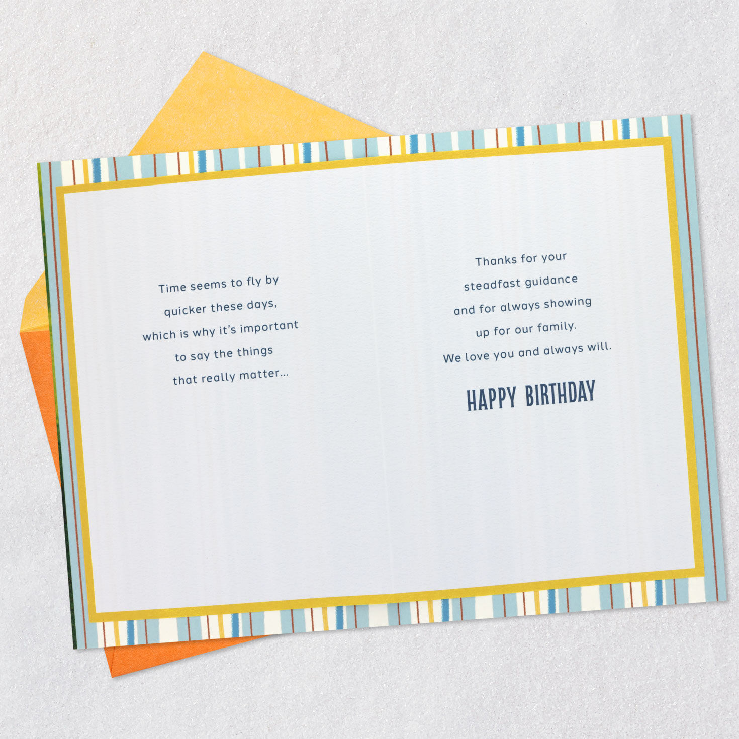 Outdoor Scene Birthday Card for Dad Open card with envelope image number 4