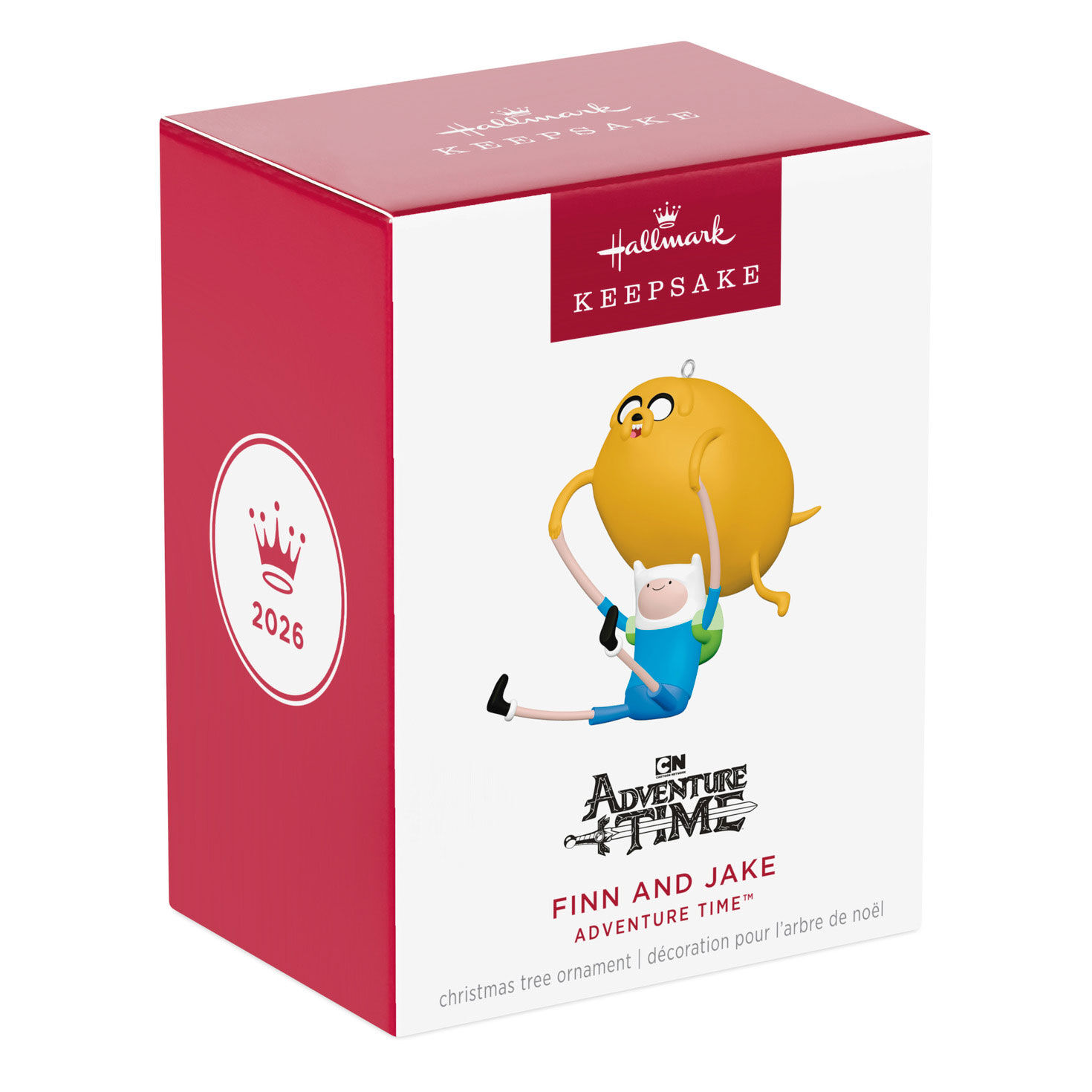 Yellow Dog Jump Over Boy in Blue Keepsake Ornament Package Front image number 7