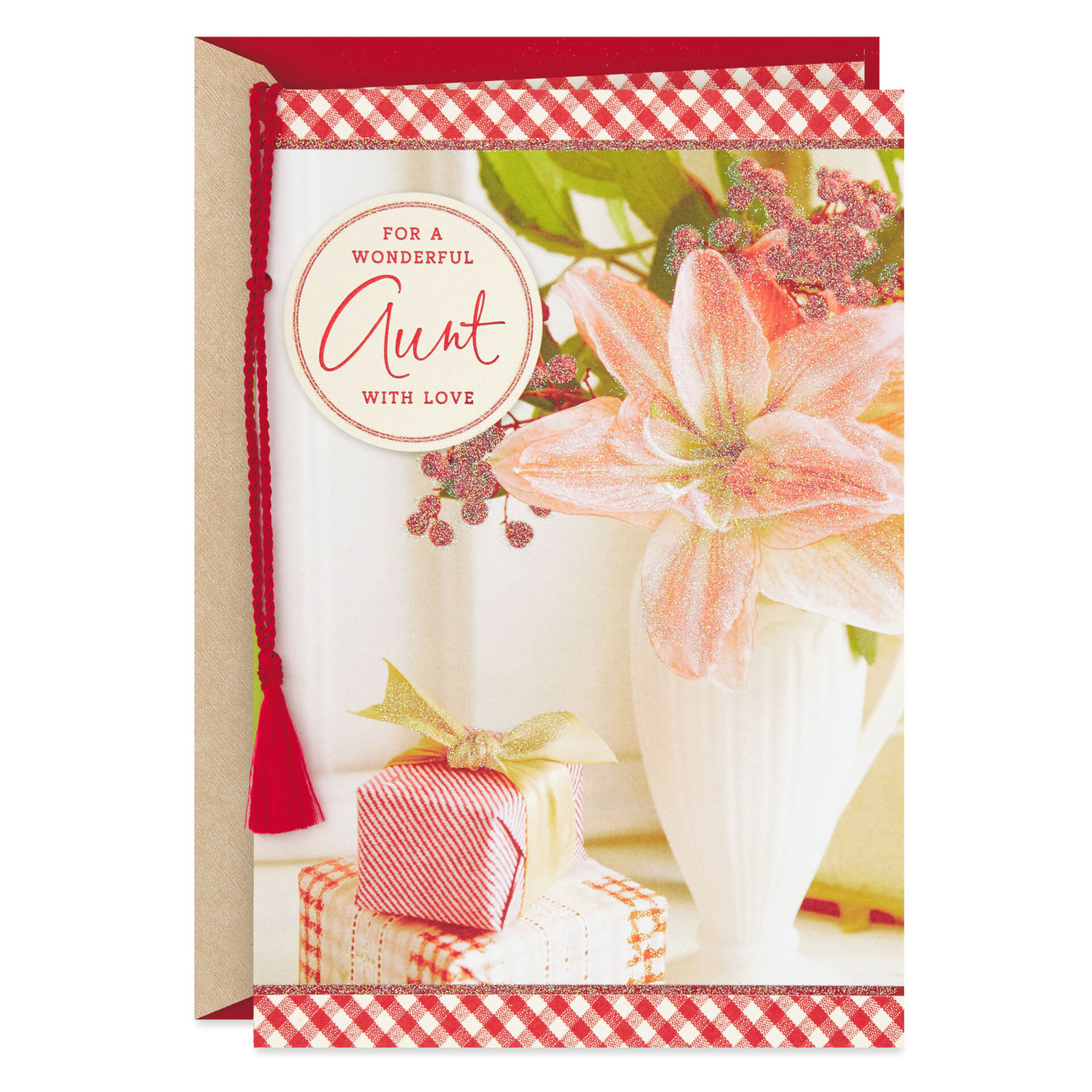 Sending My Love Christmas Card for Aunt - Greeting Cards - Hallmark